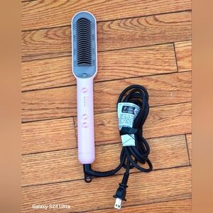 Ring Hair Straightener Comb Brush